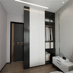 Črna aluminijasta omara